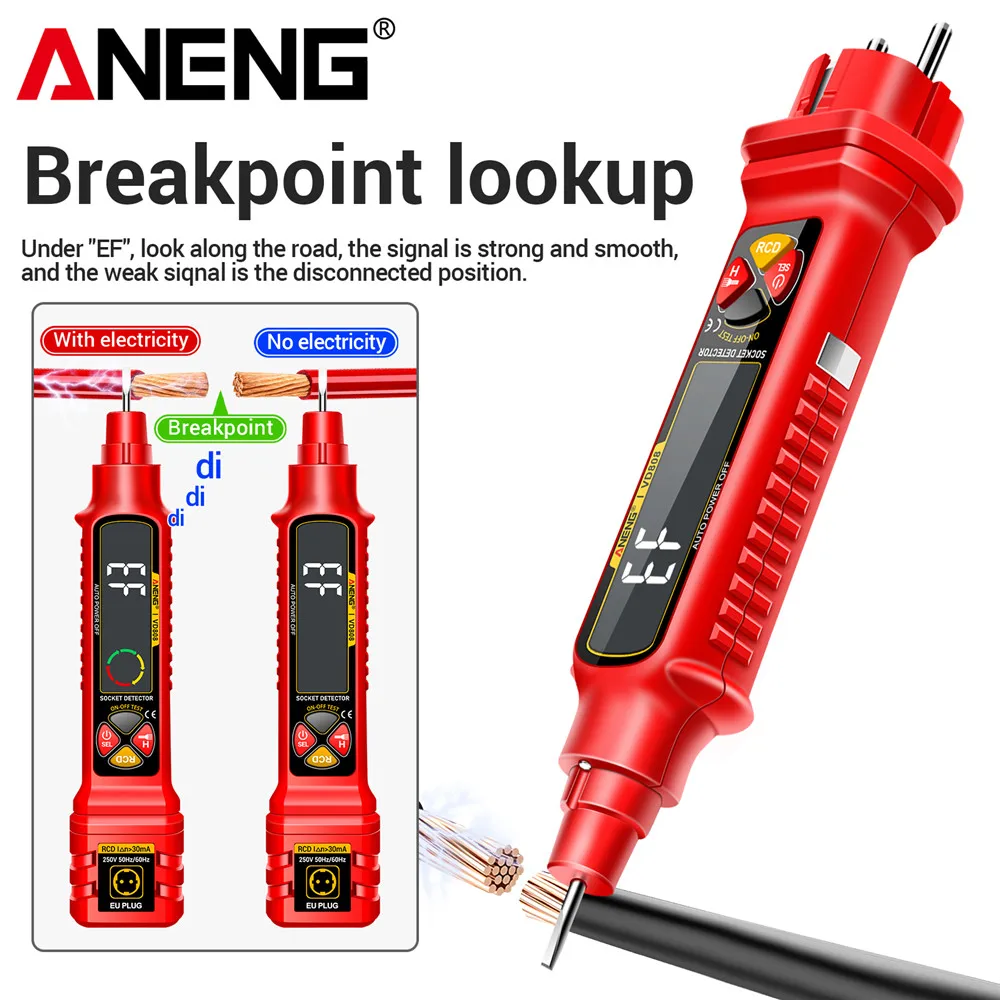 Circuit Breaker Finder - Teste inteligente portátil para eletricistas, testador