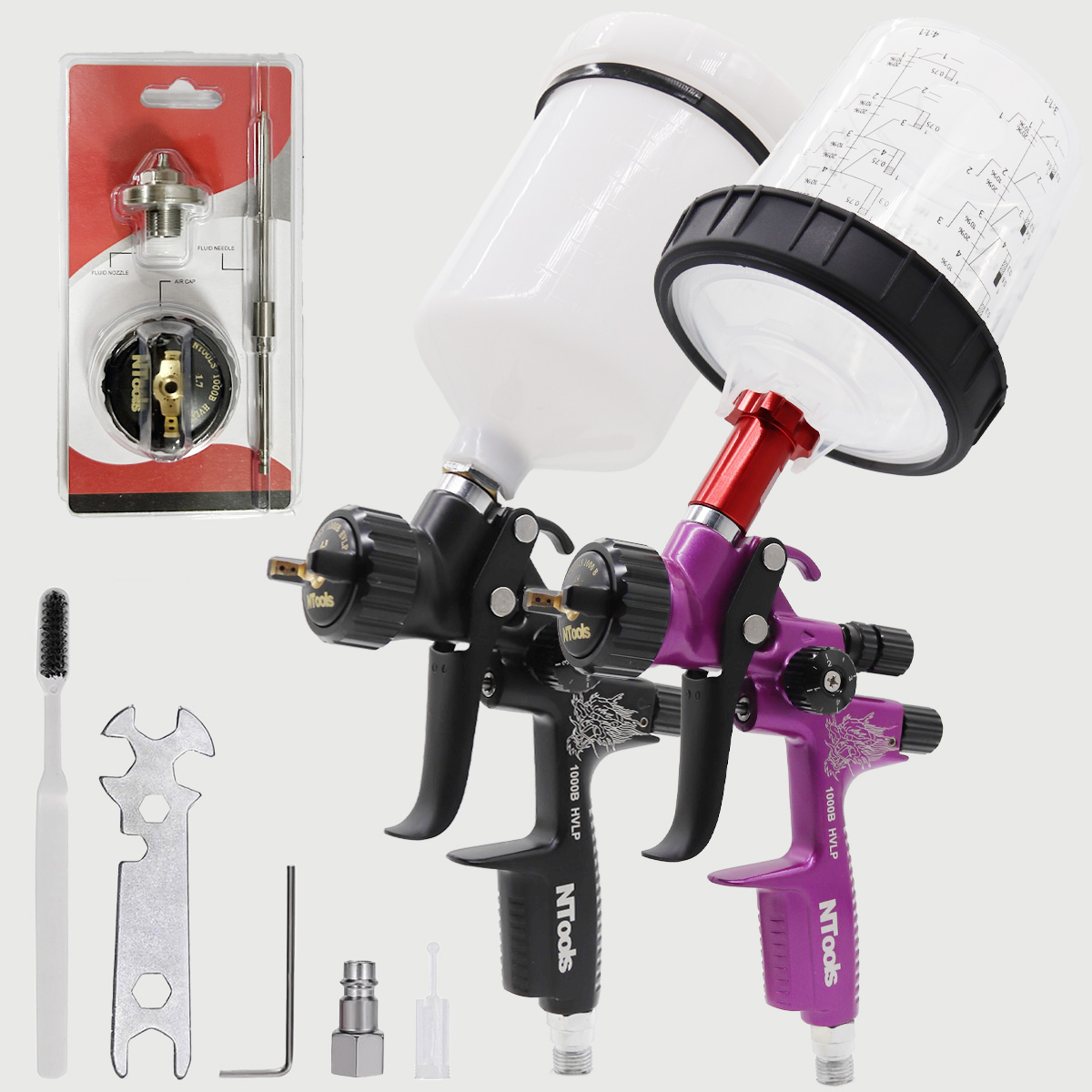 Spray Paint Primer - Pistola pulverizadora de tinta de 1.3mm