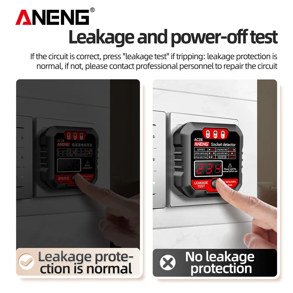 Testador de Tomada Digital ANE - Circuit Breaker Finder avaliação e preço