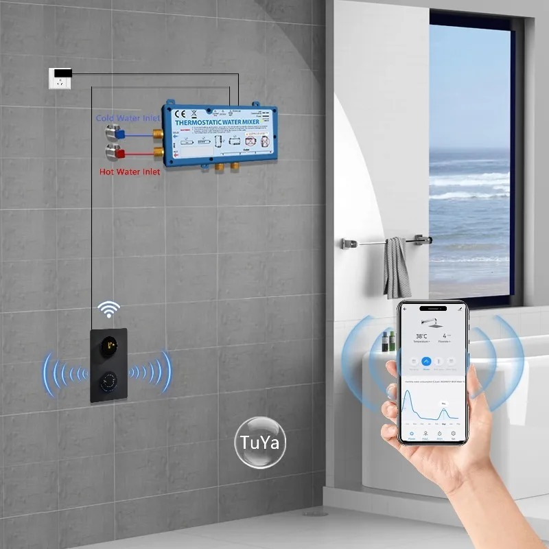 Conjunto de Chuveiro Digital T - App Home Improvement avaliação e preço