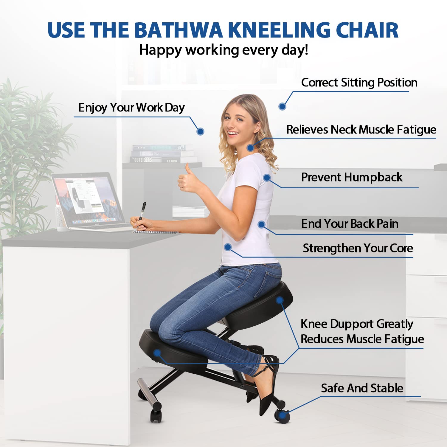 Cadeira Ergonômica para Escrit - Home Improvements avaliação e preço