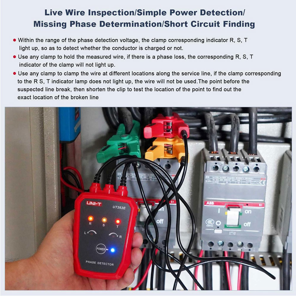 UNI-T UT262E Testador Trifásic - Circuit Breaker Finder avaliação e preço